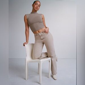 Abercrombie & Fitch Curve Love High Rise 90s Straight Jean